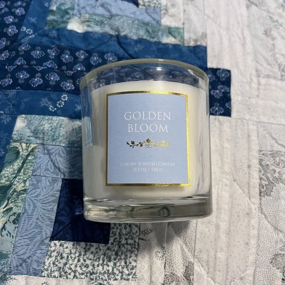 NEW! BB INTL. Golden Bloom Luxury Scented Candle 11.3oz - Picture 4 of 6
